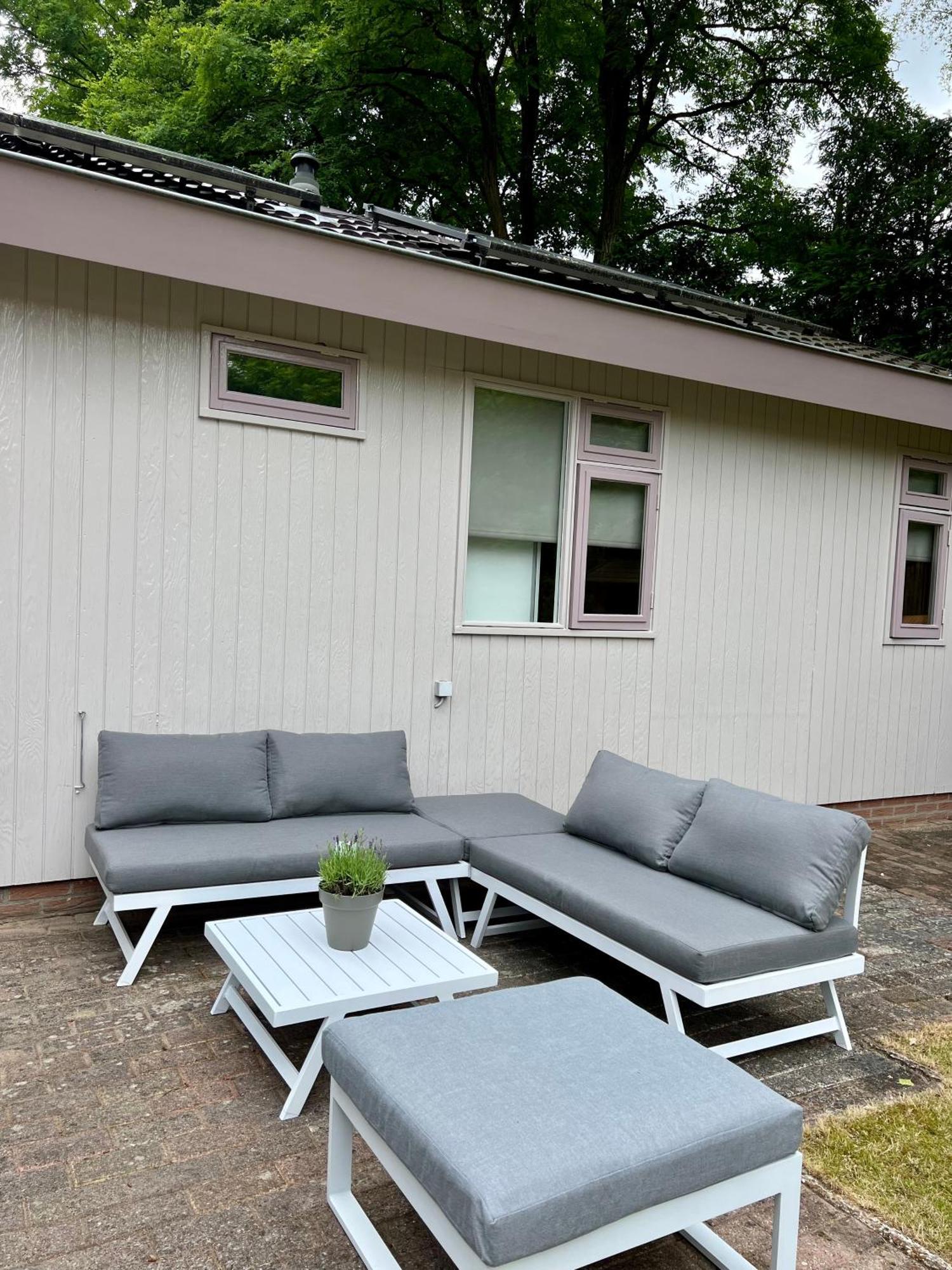Luxe Boshuisje Met Prive Wellness & Jacuzzi Op De Veluwe Ermelo Luaran gambar